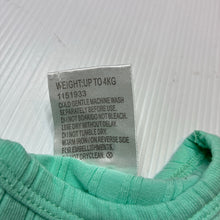 Load image into Gallery viewer, Unisex Baby Berry, ribbed stretchy singletsuit romper, EUC, size 0000,  