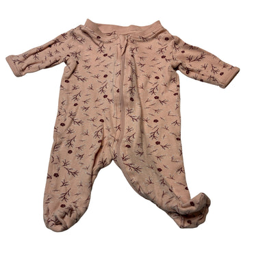 Girls Anko, cotton zip coverall / romper, GUC, size 00000,  