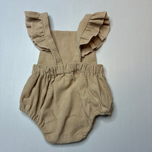 Girls Christmas, romper, EUC, size 0,  