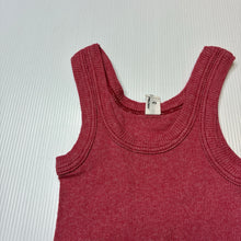 Load image into Gallery viewer, Unisex RAGNO, red marle stretchy singlet top, EUC, size 3,  