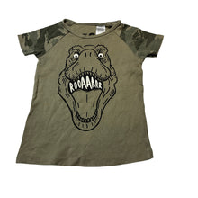 Load image into Gallery viewer, Boys Cotton On, cotton pyjama tee / top, dinosaur, FUC, size 3,  