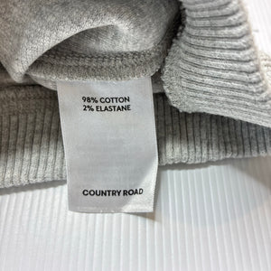 Unisex Country Road, grey marle knit leggings / bottoms, elasticated, GUC, size 0,  