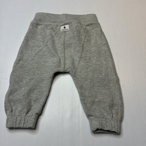 Unisex Country Road, grey marle knit leggings / bottoms, elasticated, GUC, size 0,  