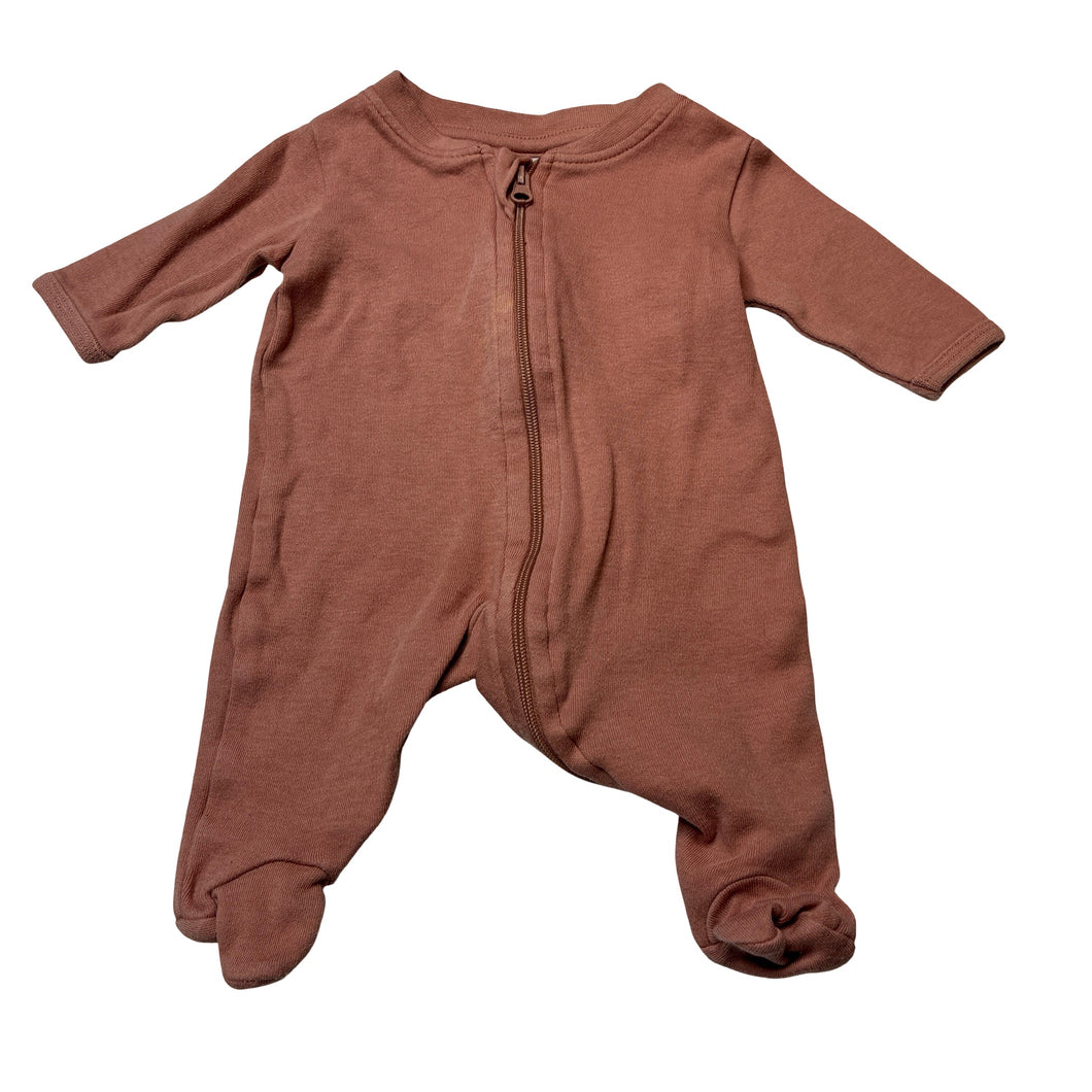 Girls Anko, cotton zip coverall / romper, GUC, size 00000,  