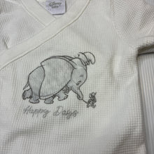Load image into Gallery viewer, Unisex Disney, Dumbo waffle bodysuit / romper, EUC, size 0,  