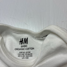 Load image into Gallery viewer, Unisex H&amp;M, organic cotton bodysuit / romper, EUC, size 000,  