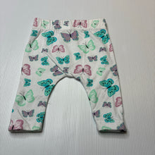 Load image into Gallery viewer, Girls Baby Berry, stretchy leggings / bottoms, butterflies, EUC, size 0000,  