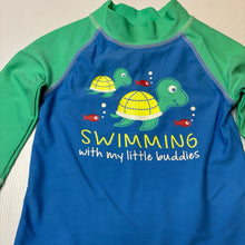 Load image into Gallery viewer, Boys Tiny Little Wonders, long sleeve rashie / swim top, GUC, size 1,  