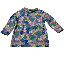 Load image into Gallery viewer, Girls Wave Zone, floral long sleeve rashie / swim top, GUC, size 1,  