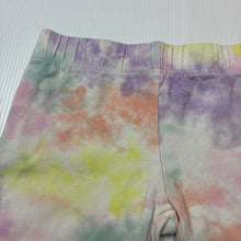 Load image into Gallery viewer, Girls Target, tie dyed stretchy bike shorts, FUC, size 2,  
