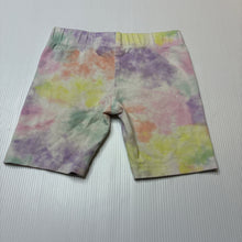 Load image into Gallery viewer, Girls Target, tie dyed stretchy bike shorts, FUC, size 2,  