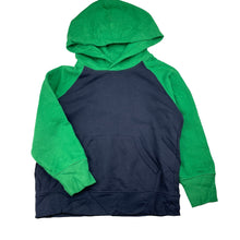 Load image into Gallery viewer, Boys Uniqlo, navy &amp; green hoodie sweater, EUC, size 3-4,  