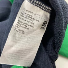 Load image into Gallery viewer, Boys Uniqlo, navy &amp; green hoodie sweater, EUC, size 3-4,  