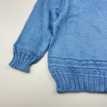 Load image into Gallery viewer, Girls handmade, knitted sweater / jumper, armpit to armpit: 31cm, armpit to cuff: 25.5cm, EUC, size 4-5,  