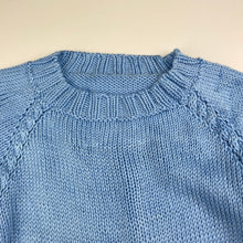 Load image into Gallery viewer, Girls handmade, knitted sweater / jumper, armpit to armpit: 31cm, armpit to cuff: 25.5cm, EUC, size 4-5,  