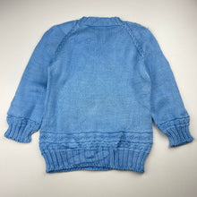 Load image into Gallery viewer, Girls handmade, knitted sweater / jumper, armpit to armpit: 31cm, armpit to cuff: 25.5cm, EUC, size 4-5,  