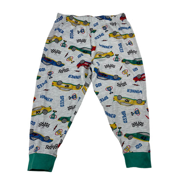 Boys Anko, pyjama pants / bottoms, racing cars, GUC, size 2,  