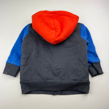 Load image into Gallery viewer, Boys Tilt, thick fleece lined zip hoodie sweater, dinosaur, EUC, size 2,  