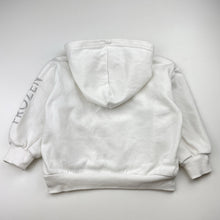 Load image into Gallery viewer, Girls Disney, Frozen Olaf fleece lined hoodie sweater, marks right sleeve, FUC, size 3,  