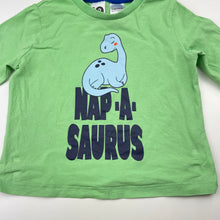 Load image into Gallery viewer, Boys KID, long sleeve pyjama top, dinosaur, FUC, size 2,  