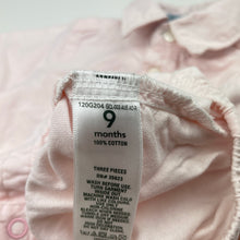 Load image into Gallery viewer, Boys Carters, pink cotton shirtall / romper, GUC, size 0,  
