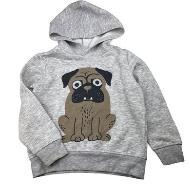 Boys KID, fleece lined hoodie sweater, dog, pilling, FUC, size 6,  