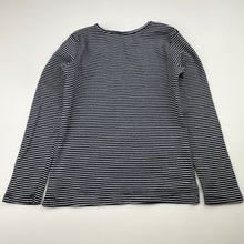 Load image into Gallery viewer, Girls Target, navy &amp; white stripe cotton long sleeve top, GUC, size 5,  