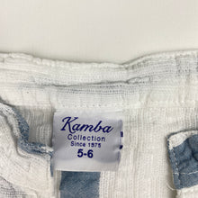 Load image into Gallery viewer, Boys Kamba, lightweight cotton shirt / top, GUC, size 5-6,  