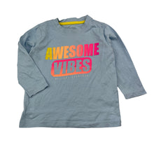 Load image into Gallery viewer, Boys Favourites, blue cotton long sleeve tee / top, FUC, size 2,  