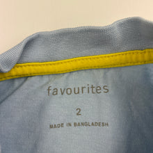 Load image into Gallery viewer, Boys Favourites, blue cotton long sleeve tee / top, FUC, size 2,  