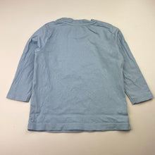 Load image into Gallery viewer, Boys Favourites, blue cotton long sleeve tee / top, FUC, size 2,  