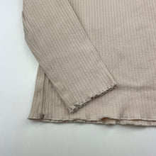 Load image into Gallery viewer, Girls Brilliant Basics, ribbed organic cotton blend long sleeve top, GUC, size 5,  