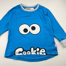 Load image into Gallery viewer, Unisex Peter Alexander, Seasame Street Cookie Monster cotton pyjama top, FUC, size 3,  