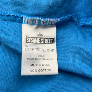 Unisex Peter Alexander, Seasame Street Cookie Monster cotton pyjama top, FUC, size 3,  