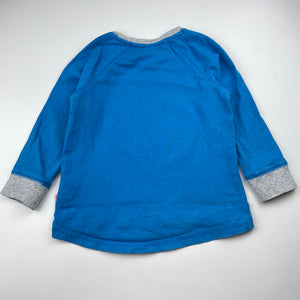 Unisex Peter Alexander, Seasame Street Cookie Monster cotton pyjama top, FUC, size 3,  