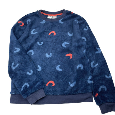 Boys Anko, fleece winter pyjama top, wash fade, FUC, size 12,  
