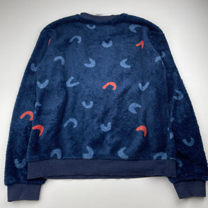 Boys Anko, fleece winter pyjama top, wash fade, FUC, size 12,  