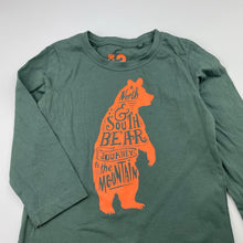 Load image into Gallery viewer, Boys Cotton On, cotton long sleeve tee / top, bear, EUC, size 3,  
