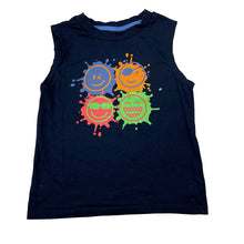 Load image into Gallery viewer, Boys Tilt, navy cotton tank top, FUC, size 3,  