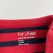 Load image into Gallery viewer, Boys GAP, striped cotton tee / top, wash fade, FUC, size 3,  