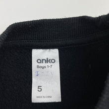 Load image into Gallery viewer, Boys Anko, fleece lined sweater / jumper, wash fade &amp; pilling, FUC, size 5,  