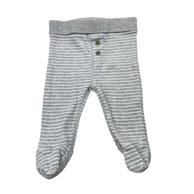 Unisex Target, ribbed cotton footed leggings / bottoms, GUC, size 000,  
