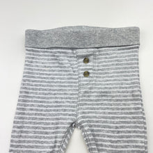 Load image into Gallery viewer, Unisex Target, ribbed cotton footed leggings / bottoms, GUC, size 000,  