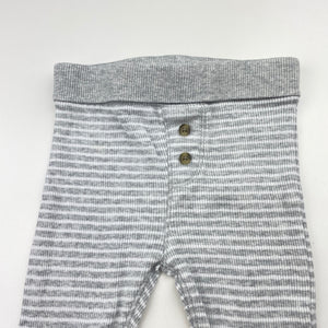 Unisex Target, ribbed cotton footed leggings / bottoms, GUC, size 000,  