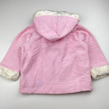 Load image into Gallery viewer, Girls Fun Spirit, vintage lightweight fleece jacket / coat, blue marks left sleeve &amp; lower back, FUC, size 1,  