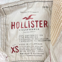 Load image into Gallery viewer, Unisex HOLLISTER, fleece lined hoodie sweater, Sz: XS, armpit to armpit: 40cm, shoulder to cuff: 48cm, GUC, size 8-9,  
