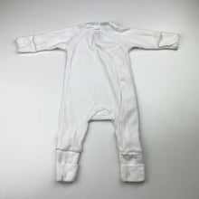 Load image into Gallery viewer, Unisex Bonds, stretchy cozysuit coverall / romper, GUC, size 0000,  