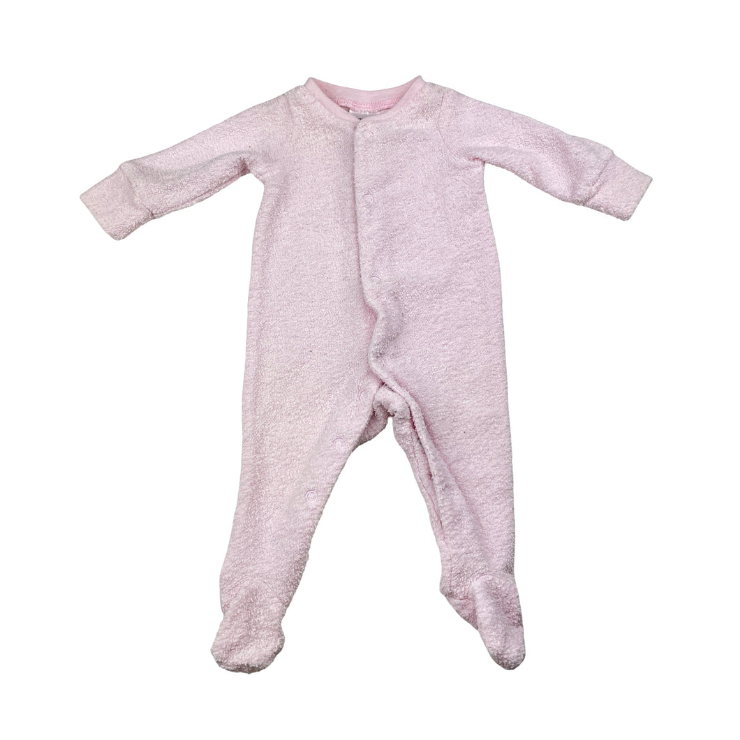 Girls Target, pink terry coverall / romper, GUC, size 00000,  