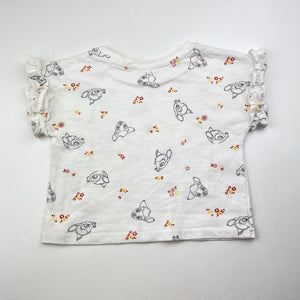 Girls Disney, Bambi cotton tee / top, GUC, size 1,  
