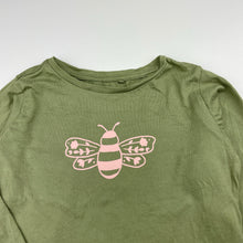 Load image into Gallery viewer, Girls Anko, cotton long sleeve tee / top, bee, GUC, size 5,  